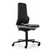 bimos Arbeitsstuhl Neon Basisstuhl mit Rollen Flexband grau Sitzhöhe 450-620 mm ohne Polster-3