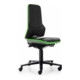 bimos Arbeitsstuhl Neon Basisstuhl mit Rollen Flexband grün Sitzhöhe 450-620 mm ohne Polster-3