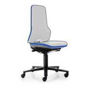 bimos Chaise de travail ESD Neon 2, bleu Hauteur d'assise 450-620 mm avec roulettes, sans coussin-2