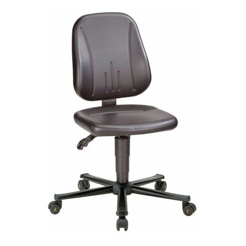 bimos Chaise de travail ESD Unitec 2, noir Hauteur d'assise 440-620 mm Cuir synthétique, avec
