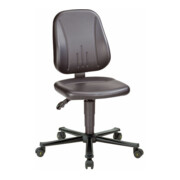 bimos Chaise de travail ESD Unitec 2, noir Hauteur d'assise 440-620 mm Cuir synthétique, avec