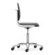 Bimos Chaise de travail Labsit avec roulettes Hauteur d’assise 450-650 mm Skintec blanc