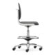 Bimos Chaise de travail Labsit avec roulettes Hauteur d’assise 560-810 mm Skintec blanc