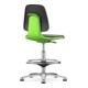 bimos Chaise de travail Labsit Skintec assise H.520-770 mm vert patins