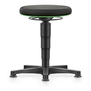 bimos Drehhocker Stoffsitz Sitzhöhe 450 - 650 mm mit Gleiter