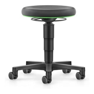 bimos Drehhocker Supertect Sitzhöhe 450 - 650 mm mit Rollen