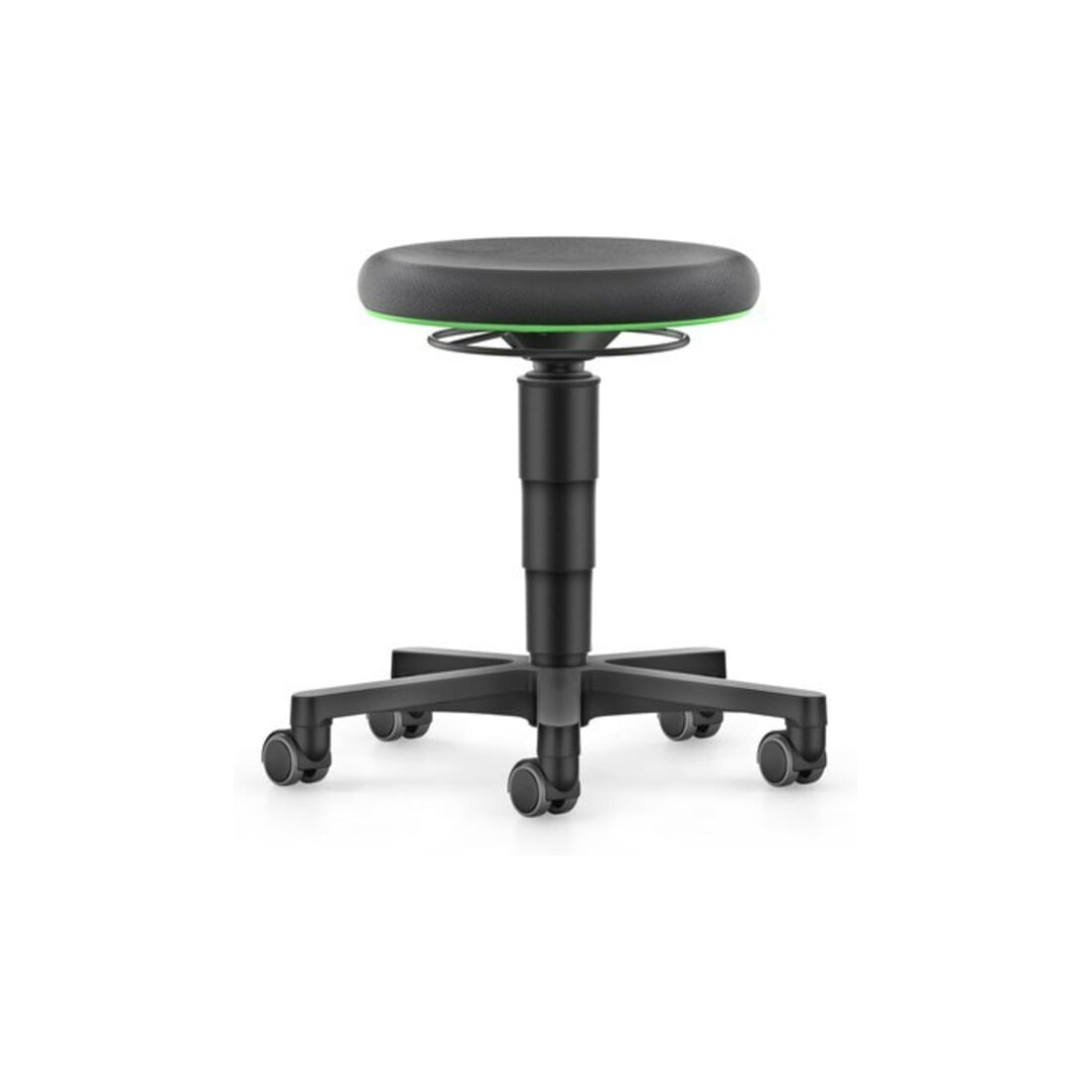 bimos Drehhocker Supertect Sitzhöhe 450 - 650 mm mit Rollen
