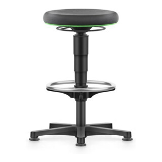 bimos Drehhocker Supertect Sitzhöhe 530 - 750 mm mit Gleiter und Fußring