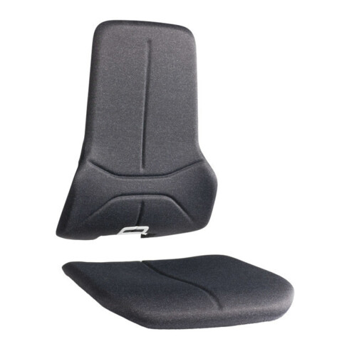 bimos Élément rembourré tissu noir pour chaise de travail ESD Neon