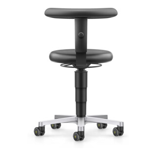 Bimos ESD Hocker Skintec schwarz Sitzhöhe 450-650 mm Flex-Stütze