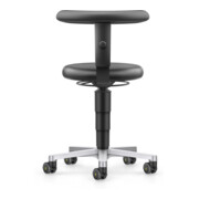 Bimos ESD Hocker Skintec schwarz Sitzhöhe 450-650 mm Flex-Stütze-1