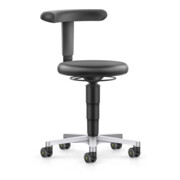 Bimos ESD Hocker Skintec schwarz Sitzhöhe 450-650 mm mit Rollen-1