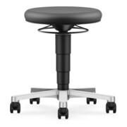 Bimos ESD Hocker mit Rollen Skintec schwarz Sitzhöhe 450-650 mm-1