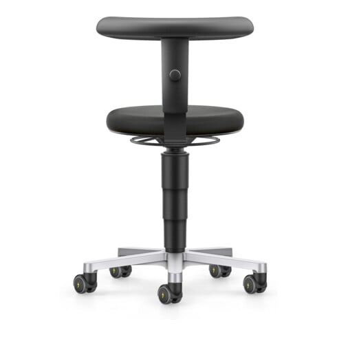 bimos ESD tabouret à roulettes, tissu noir, hauteur d'assise 450-650 mm, support Flex