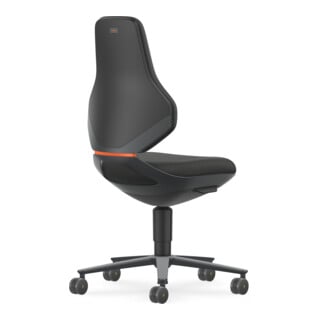 Bimos ESD Texon Stuhl mit Rollen Sitzhöhe 450-620mm Stoff schwarz