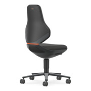 Bimos ESD Texon Stuhl mit Rollen Sitzhöhe 450-620mm Stoff schwarz-1