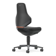 Bimos ESD Texon Stuhl Skintec schwarz Sitzhöhe 450-620 mm mit Rollen-1