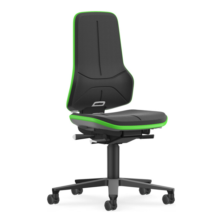 Bimos Fauteuil de bureau Neon technologie synchronisée Skintec Flexband bleu 450-620 mm
