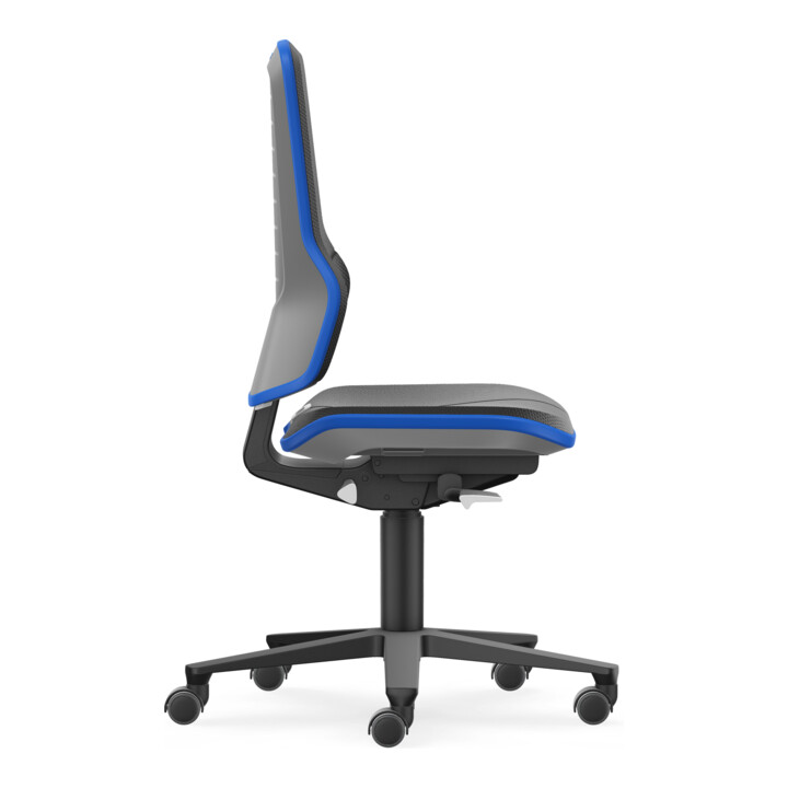 Bimos Fauteuil de bureau Neon technologie synchronisée Skintec Flexband bleu 450-620 mm
