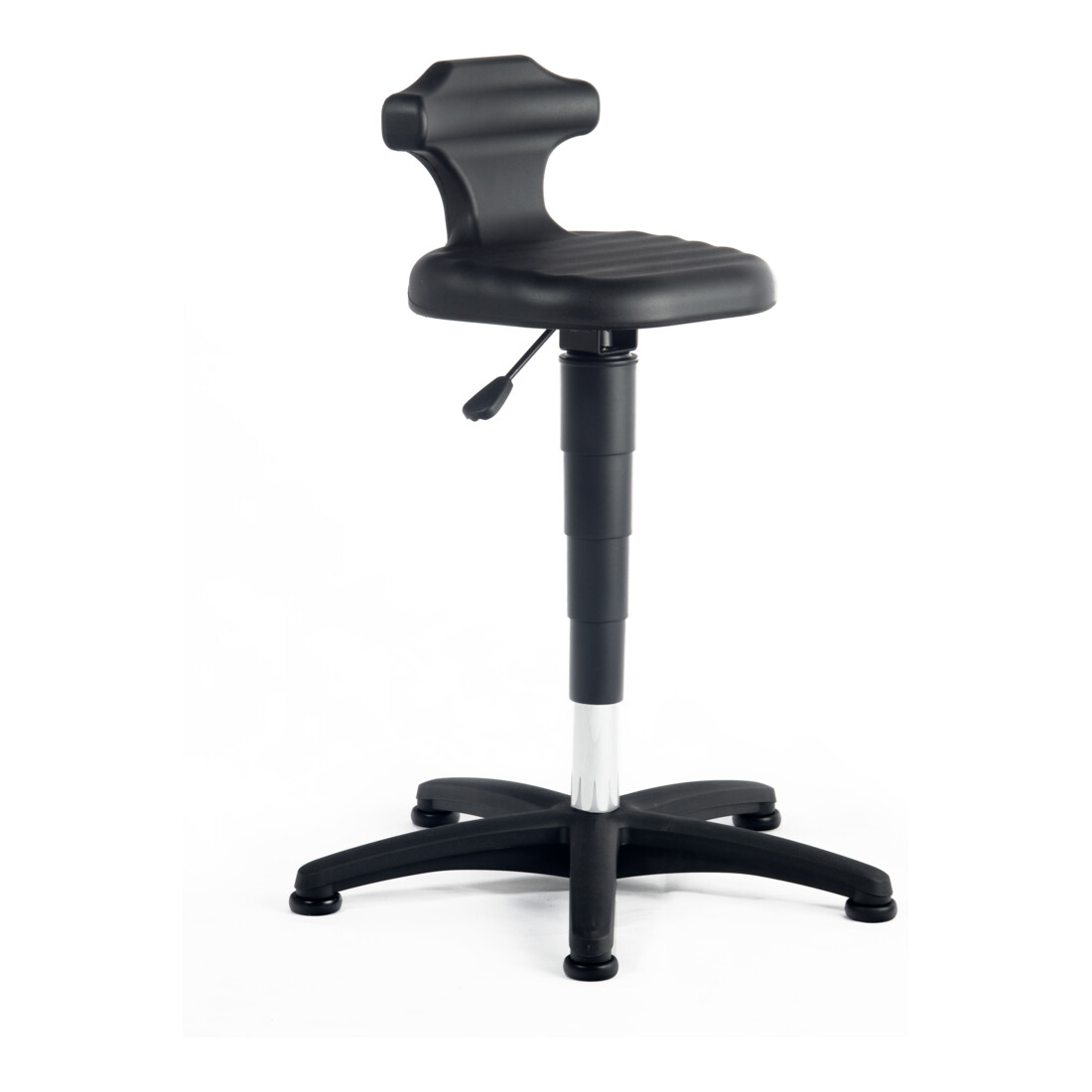 bimos Flex avec patins Mousse PU noire Hauteur d'assise 500-780 mm