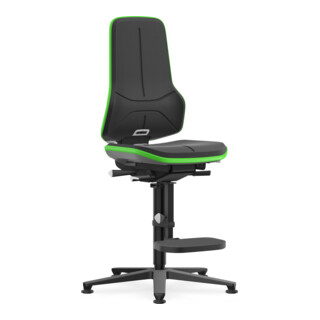 bimos Hochstuhl Neon Skintec Flexband grün Sitz 590-870 mm Synchrontechnik