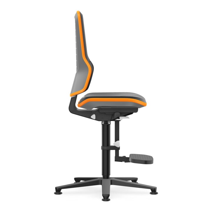 bimos Hochstuhl Neon Skintec Flexband oran. Sitz 590-870 mm Synchrontechnik
