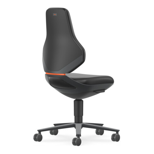 Bimos Industrie- und Laborstuhl Texon schwarz