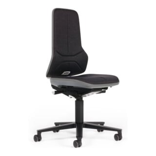 bimos Neon avec roulettes rembourrage tissu Flexband gris assise 450-620 mm contact permanent
