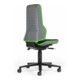 bimos Neon avec roulettes rembourrage tissu Flexband vert assise 450-620 mm technique synchrone-3