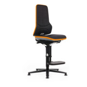 bimos Neon chaise haute rembourrage tissu Flexband orange assise 590-870 mm contact permanent