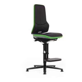 bimos Neon chaise haute rembourrage tissu Flexband vert assise 590-870 mm technique synchrone