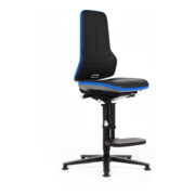 bimos Neon chaise haute similicuir flexband bleu assise 590-870 mm technique synchrone