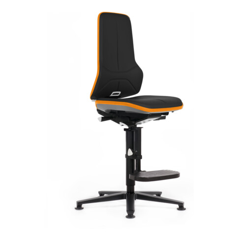bimos Neon chaise haute similicuir flexband orange assise 590-870 mm contact permanent
