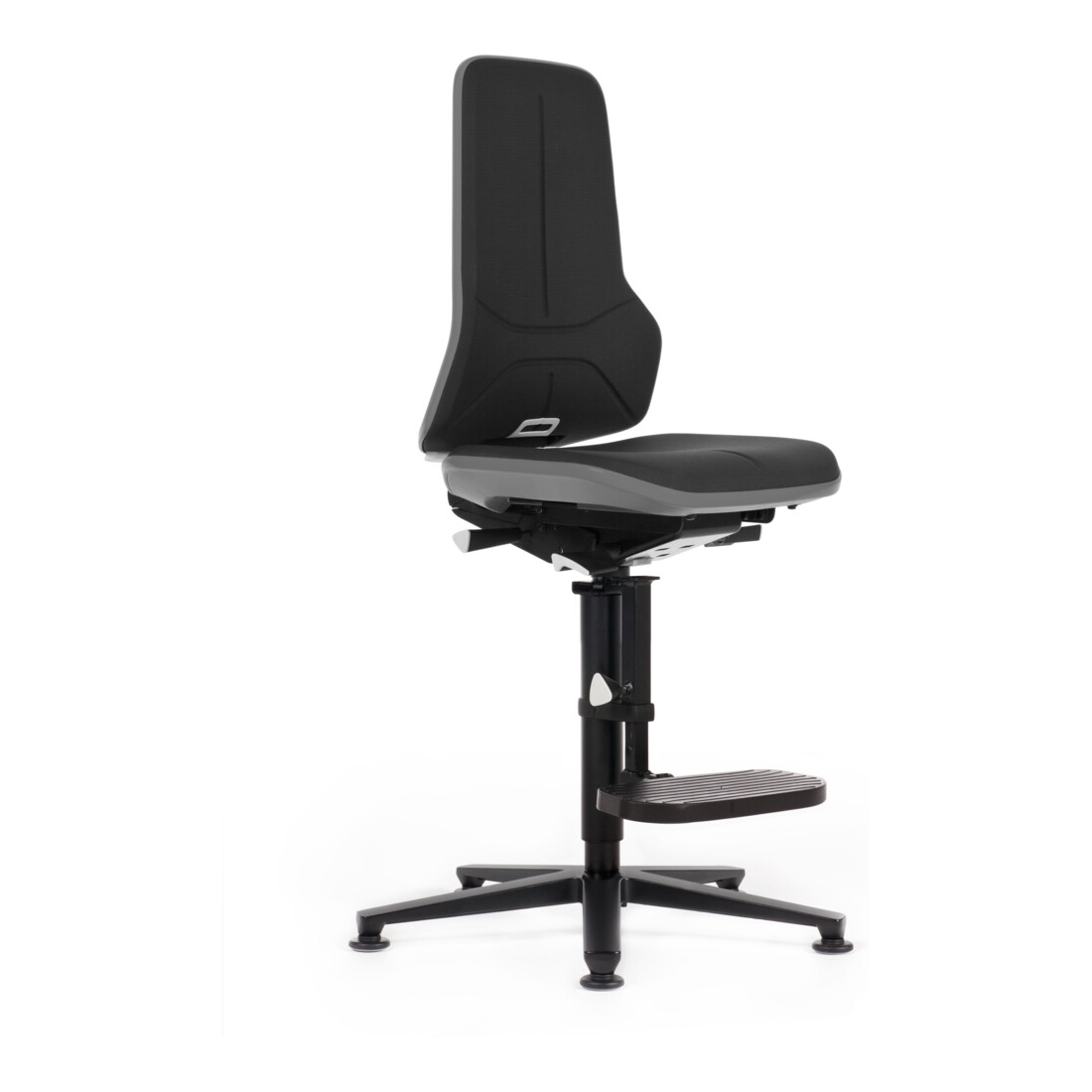 bimos Neon Hochstuhl Supertec Flexband grau Sitz 590-870 mm Permanentkontakt