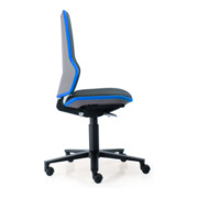 bimos Neon mit Rollen Kunstleder Flexband blau Sitz 450-620 mm Permanentkontakt-3