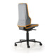 bimos Neon mit Rollen Kunstleder Flexband orange Sitz 450-620 mm Permanentkontakt-3