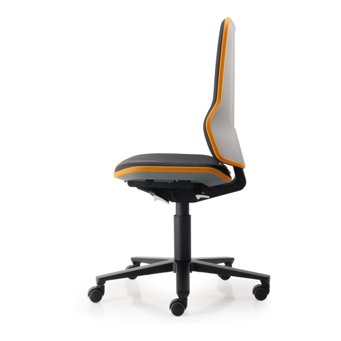 bimos Neon mit Rollen Kunstleder Flexband orange Sitz 450-620 mm Permanentkontakt