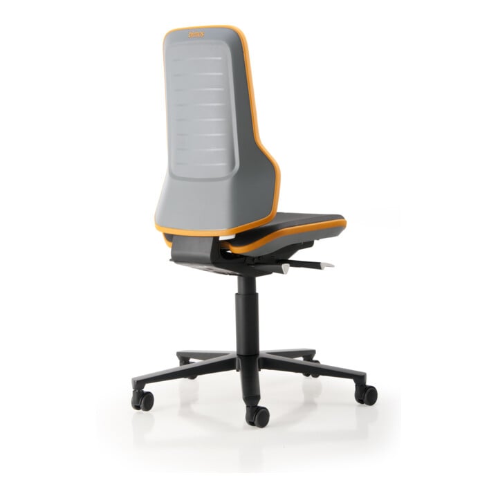 bimos Neon mit Rollen Kunstleder Flexband orange Sitz 450-620 mm Permanentkontakt