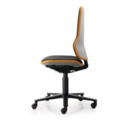 bimos Neon mit Rollen Kunstleder Flexband orange Sitz 450-620 mm Synchrontechnik-3