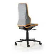 bimos Neon mit Rollen Kunstleder Flexband orange Sitz 450-620 mm Synchrontechnik-4