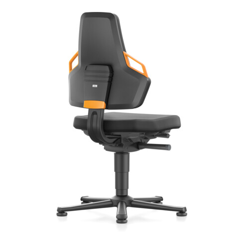 bimos Nexxit avec patin Rembourrage PU Couleur de la poignée orange Hauteur d'assise 450-600 mm