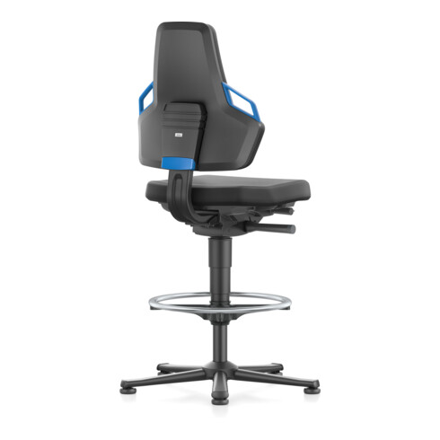 bimos Nexxit avec repose-pieds rembourrage PU couleur de la poignée bleu hauteur d'assise 570-820 mm