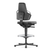 bimos Nexxit mit Fußring Kunstlederpolster Grifffarbe grau Sitzhöhe 570-820 mm-4