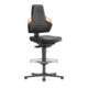bimos Nexxit mit Fußring Kunstlederpolster Grifffarbe orange Sitzhöhe 570-820 mm-1