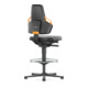 bimos Nexxit mit Fußring Kunstlederpolster Grifffarbe orange Sitzhöhe 570-820 mm-4