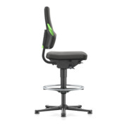bimos Nexxit mit Fußring Supertec-Polster Grifffarbe grün Sitzhöhe 570-820 mm-3