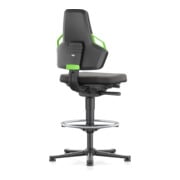 bimos Nexxit mit Fußring Supertec-Polster Grifffarbe grün Sitzhöhe 570-820 mm-4