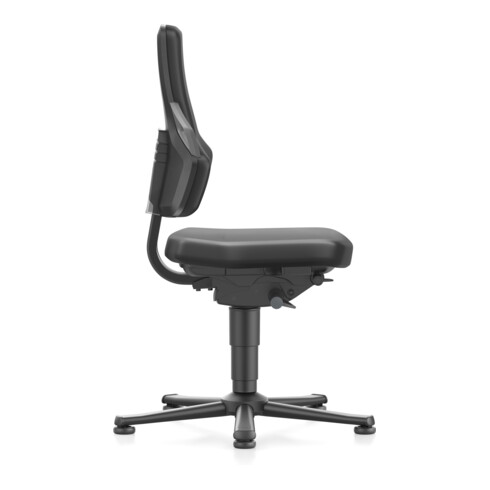 bimos Nexxit mit Gleiter Kunstlederpolster Grifffarbe grau Sitzhöhe 450-600 mm