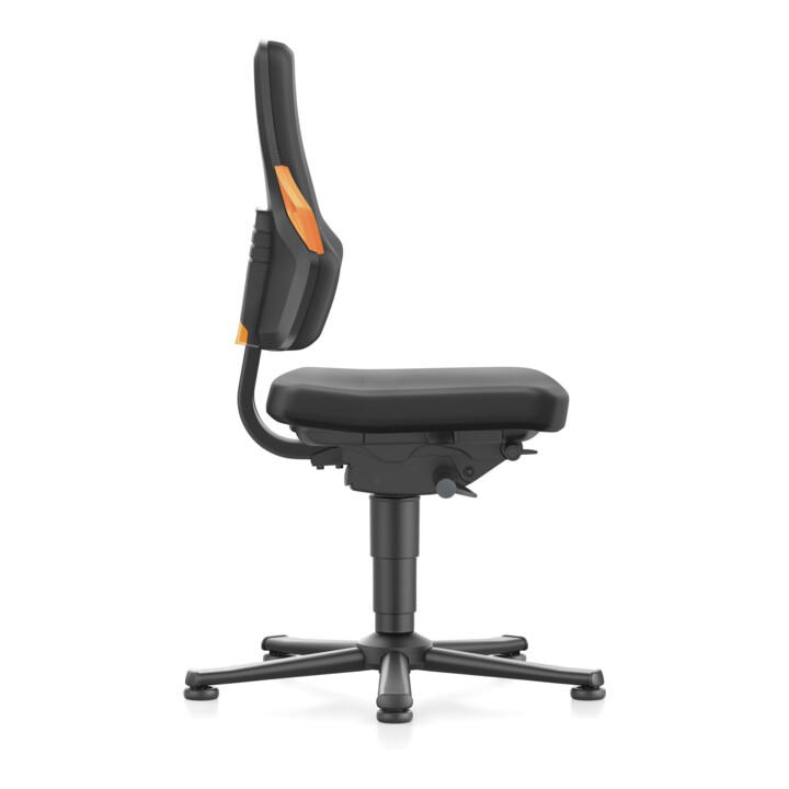 bimos Nexxit mit Gleiter PU-Polster Grifffarbe orange Sitzhöhe 450-600 mm