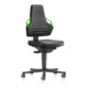 bimos Nexxit mit Rollen Kunstlederpolster Grifffarbe grün Sitzhöhe 450-600 mm-1